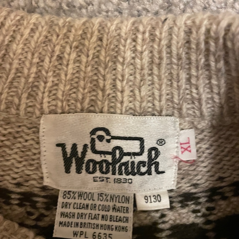 Woolrich wool sweater.